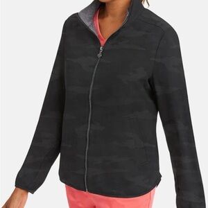 Healing Hands Women's Black Camo scrub Jacket